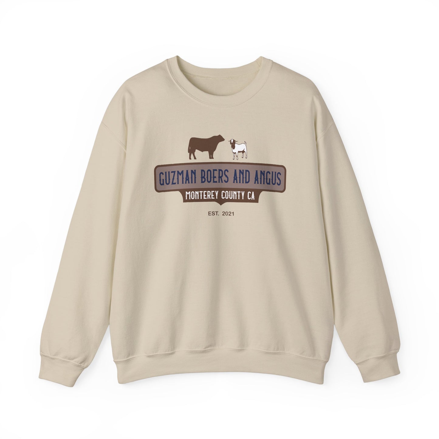 Guzman Boers and Angus Crewneck Sweatshirt
