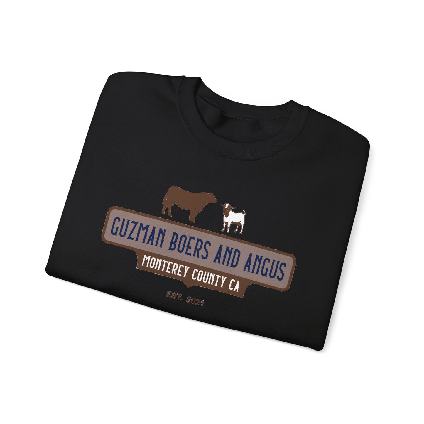 Guzman Boers and Angus Crewneck Sweatshirt