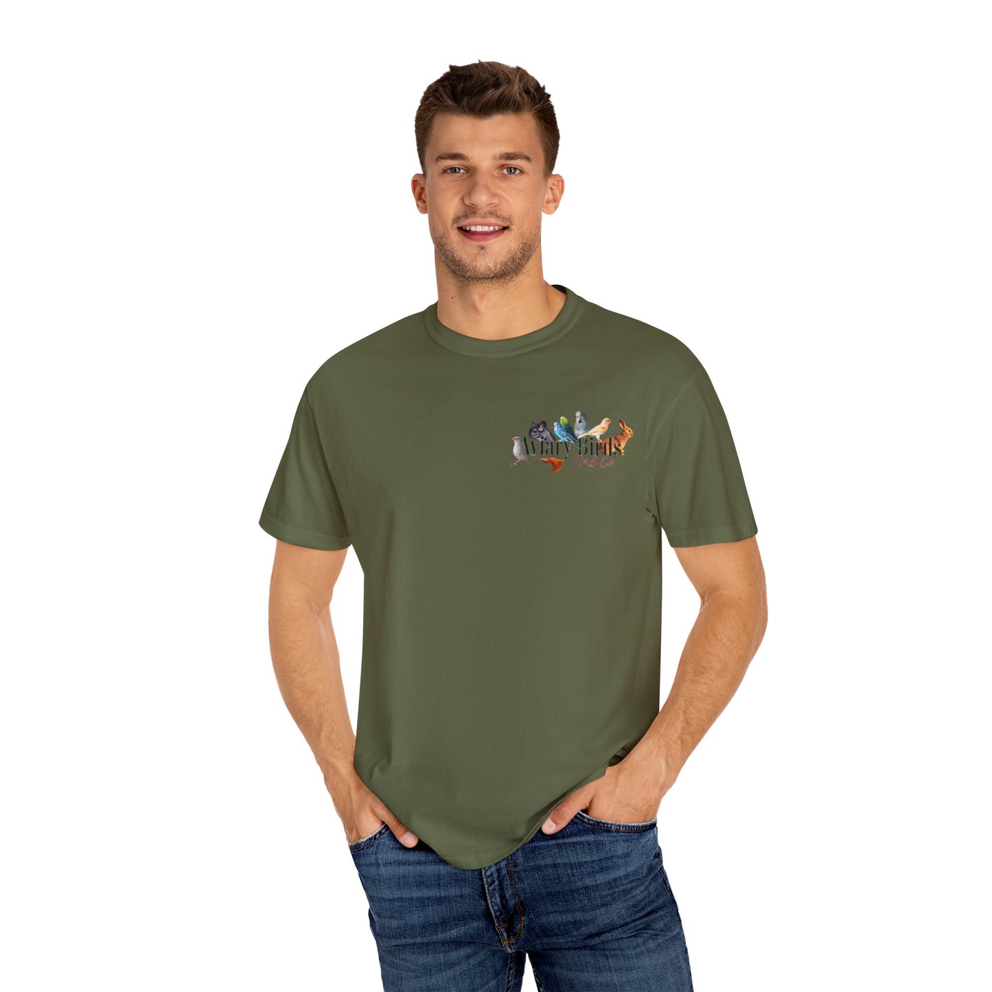 Keep on Hopping On Unisex Garment-Dyed T-shirt
