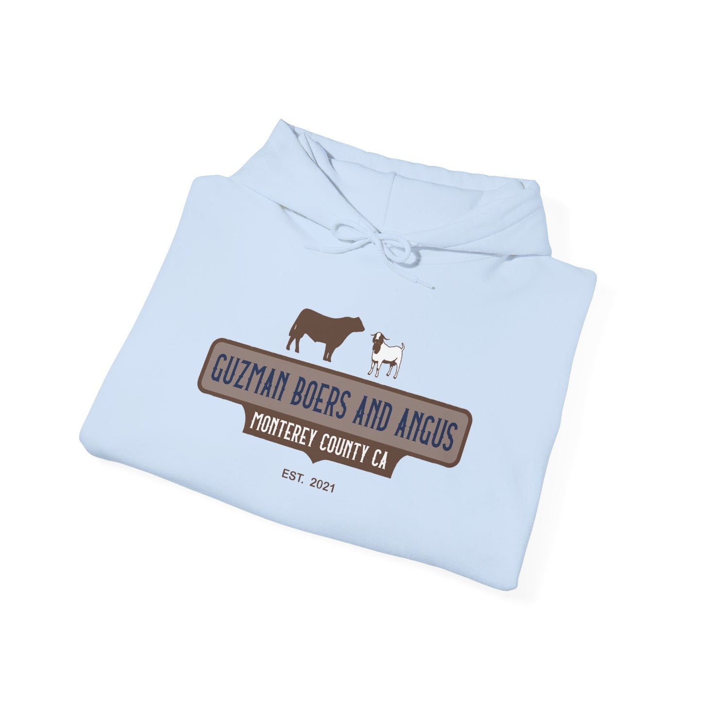 Guzman Boers And Angus Logo Unisex Heavy Blend™ Hooded Sweatshirt