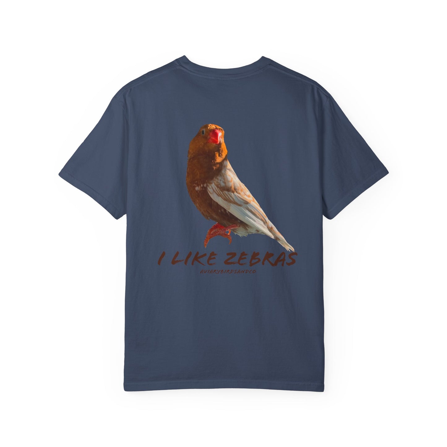 I Like Zebras Unisex Garment-Dyed T-Shirt - Graphic Tee for Zebra Finch Lovers