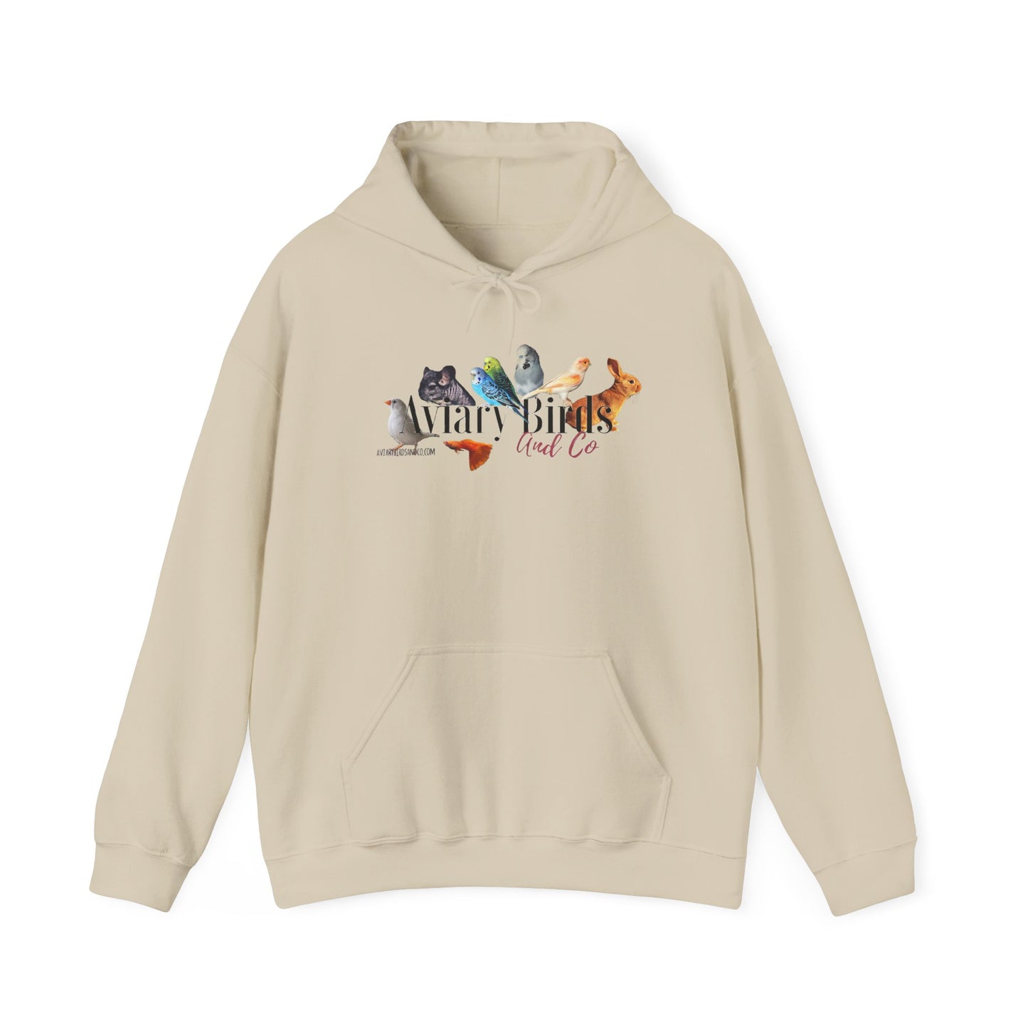 AviaryBirdsAndCo Logo Unisex Heavy Blend™ Hooded Sweatshirt