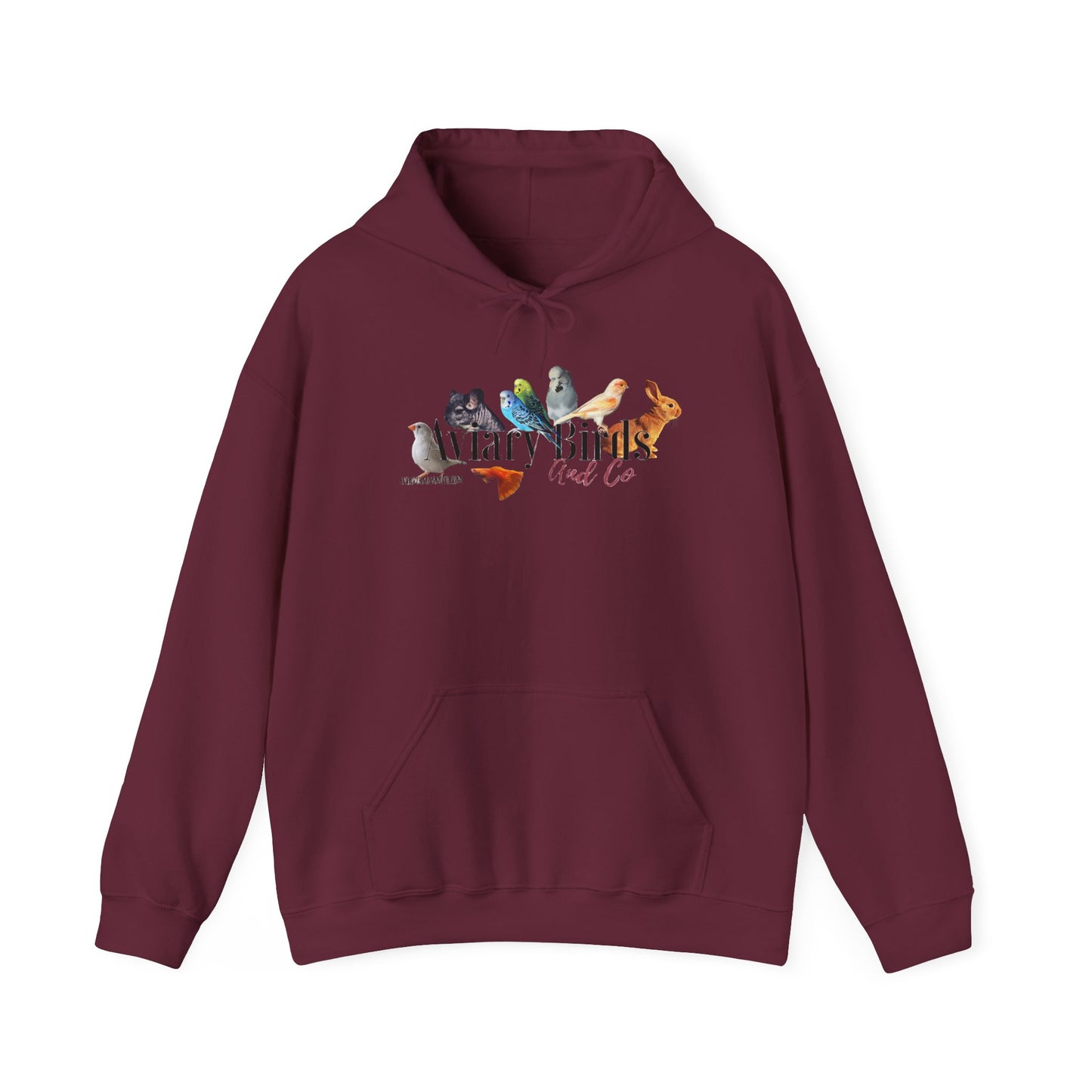 AviaryBirdsAndCo Logo Unisex Heavy Blend™ Hooded Sweatshirt