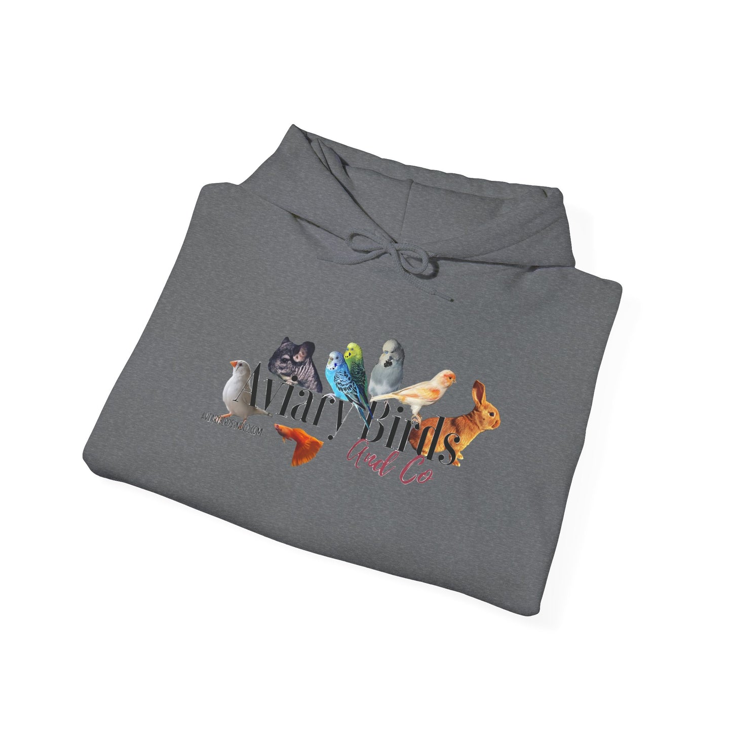 AviaryBirdsAndCo Logo Unisex Heavy Blend™ Hooded Sweatshirt