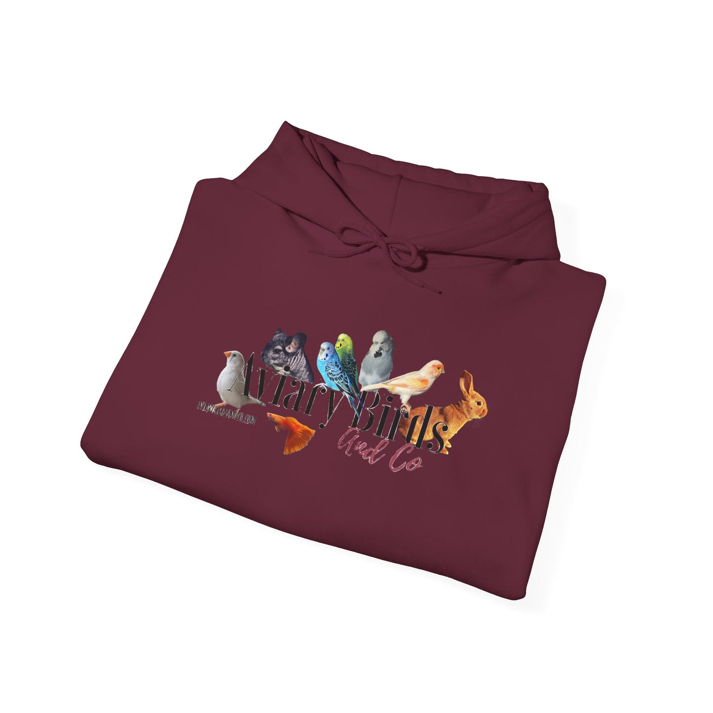 AviaryBirdsAndCo Logo Unisex Heavy Blend™ Hooded Sweatshirt