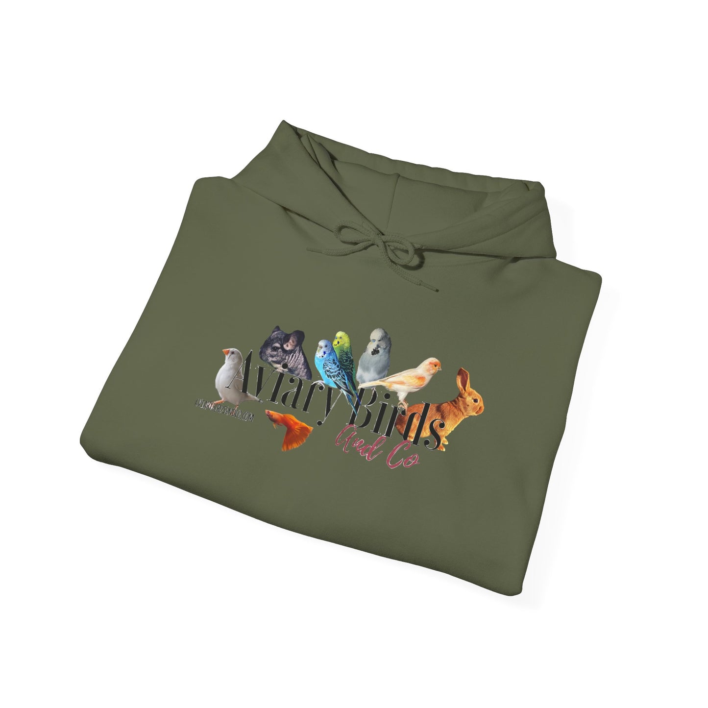 AviaryBirdsAndCo Logo Unisex Heavy Blend™ Hooded Sweatshirt