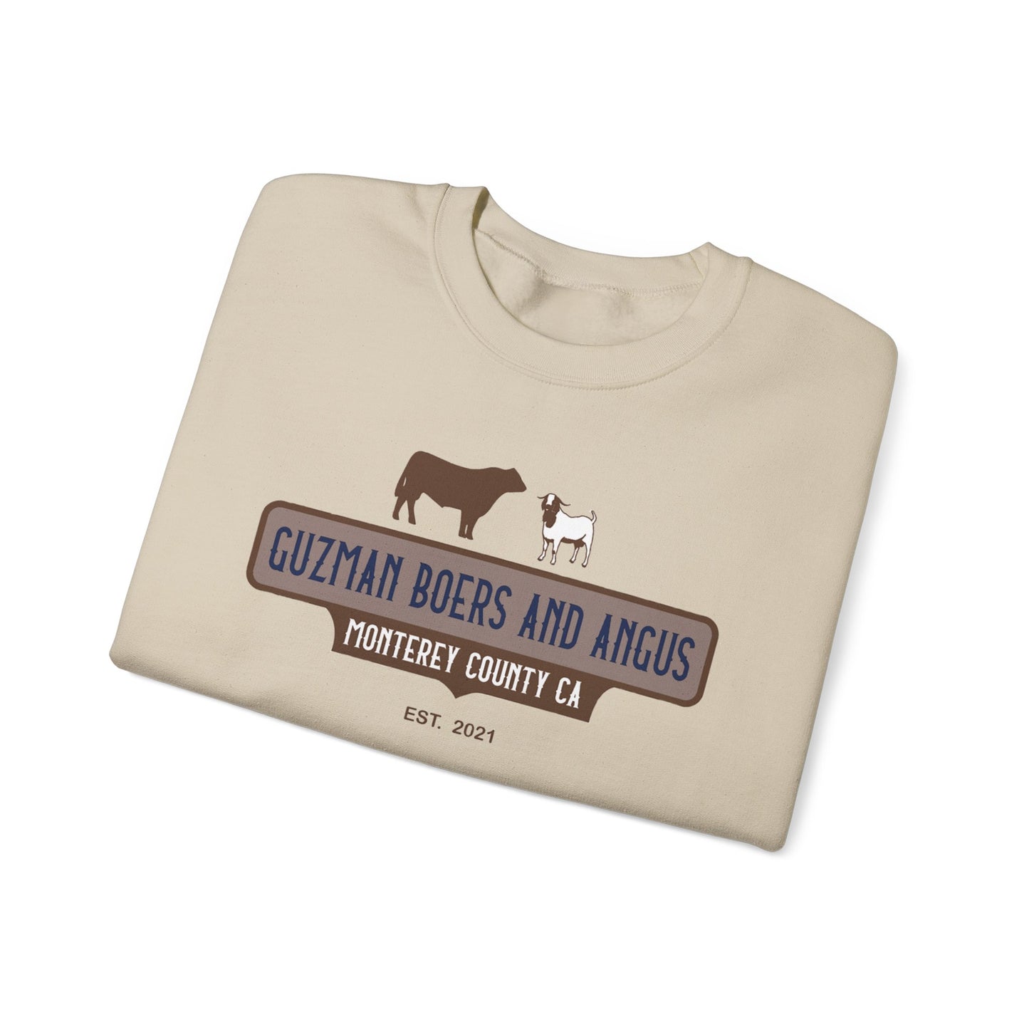 Guzman Boers and Angus Crewneck Sweatshirt