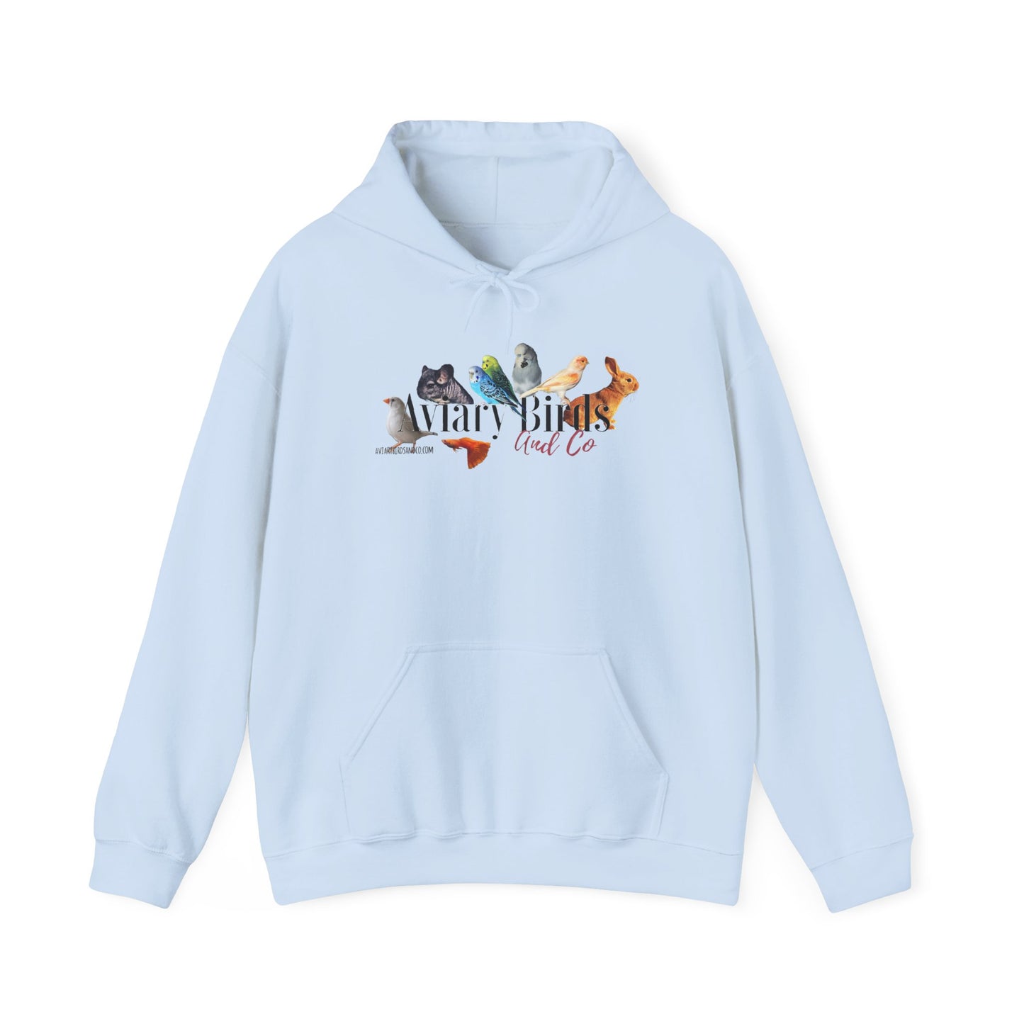 AviaryBirdsAndCo Logo Unisex Heavy Blend™ Hooded Sweatshirt
