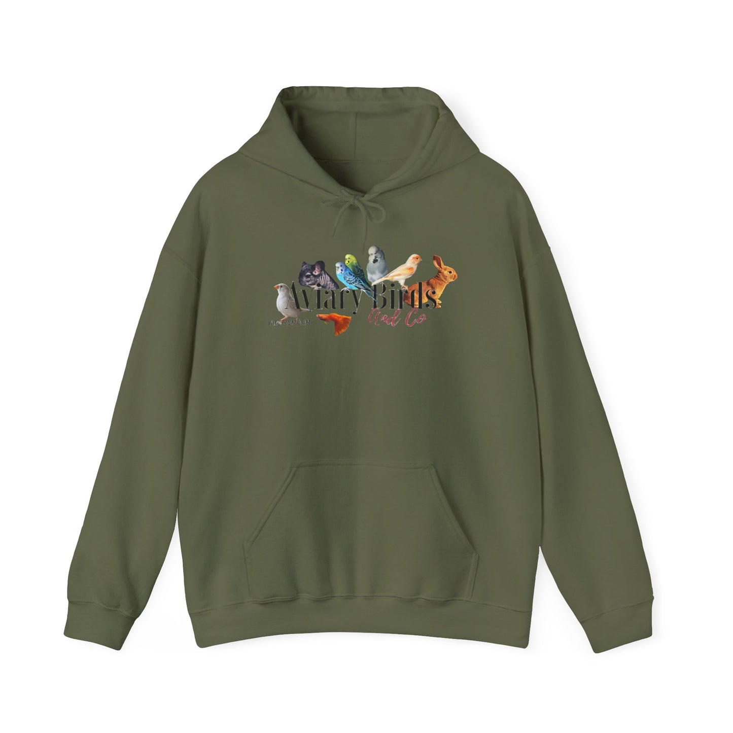 AviaryBirdsAndCo Logo Unisex Heavy Blend™ Hooded Sweatshirt