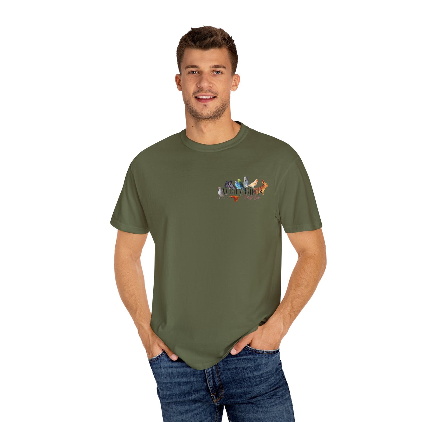 I Like Zebras Unisex Garment-Dyed T-Shirt - Graphic Tee for Zebra Finch Lovers