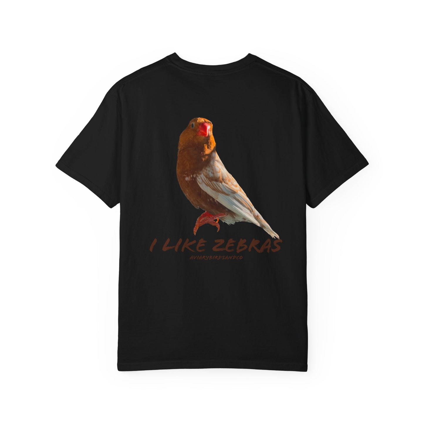 I Like Zebras Unisex Garment-Dyed T-Shirt - Graphic Tee for Zebra Finch Lovers