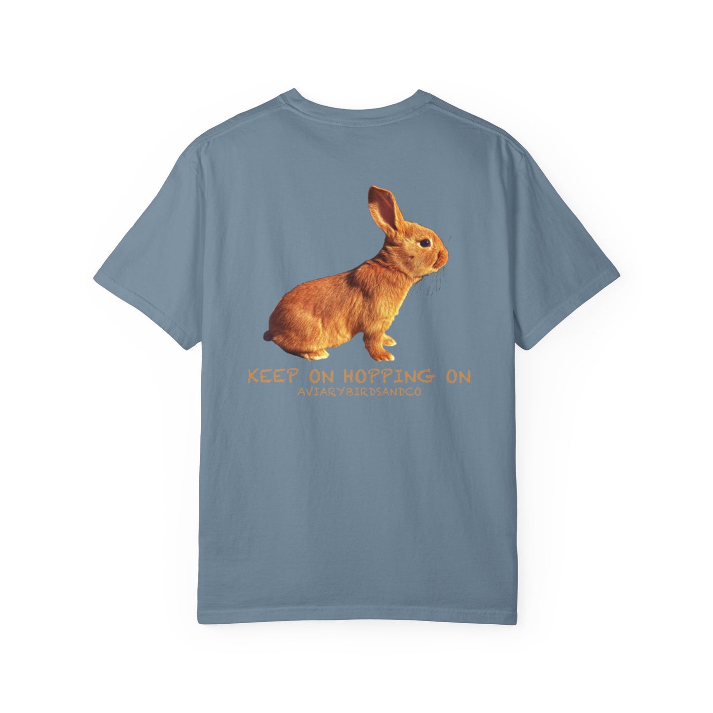 Keep on Hopping On Unisex Garment-Dyed T-shirt