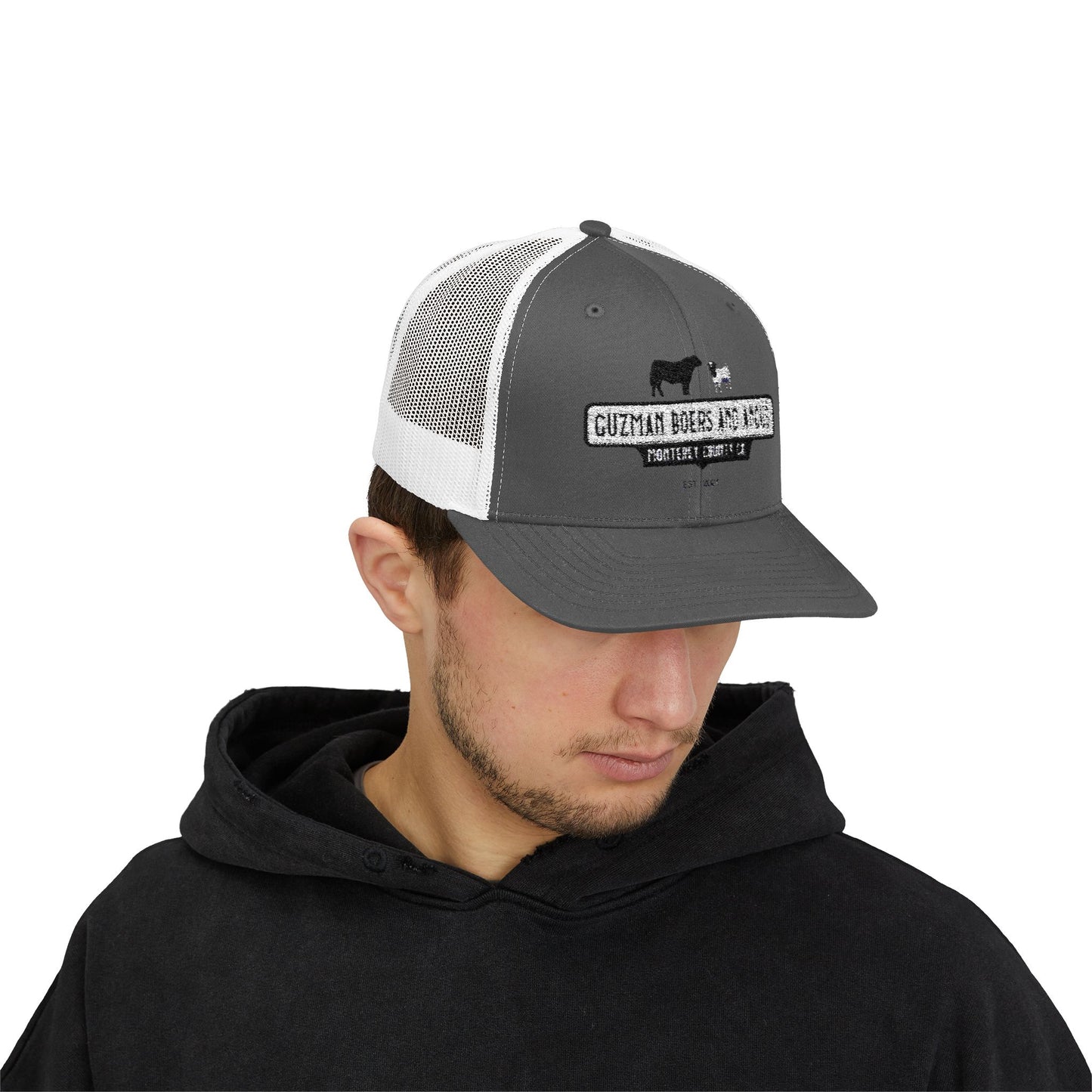 Guzman Boers And Angus Snapback Trucker Cap