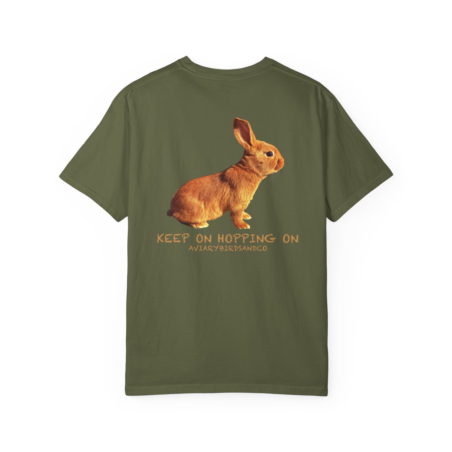 Keep on Hopping On Unisex Garment-Dyed T-shirt