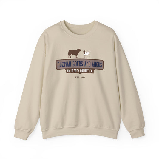 Guzman Boers and Angus Crewneck Sweatshirt
