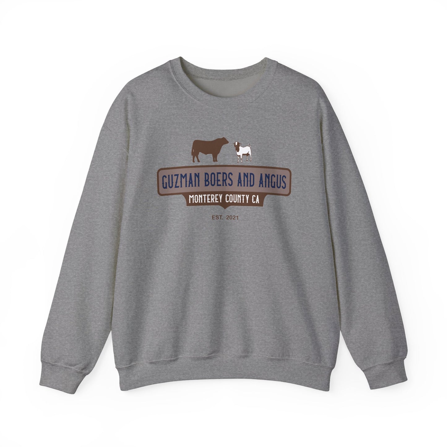 Guzman Boers and Angus Crewneck Sweatshirt