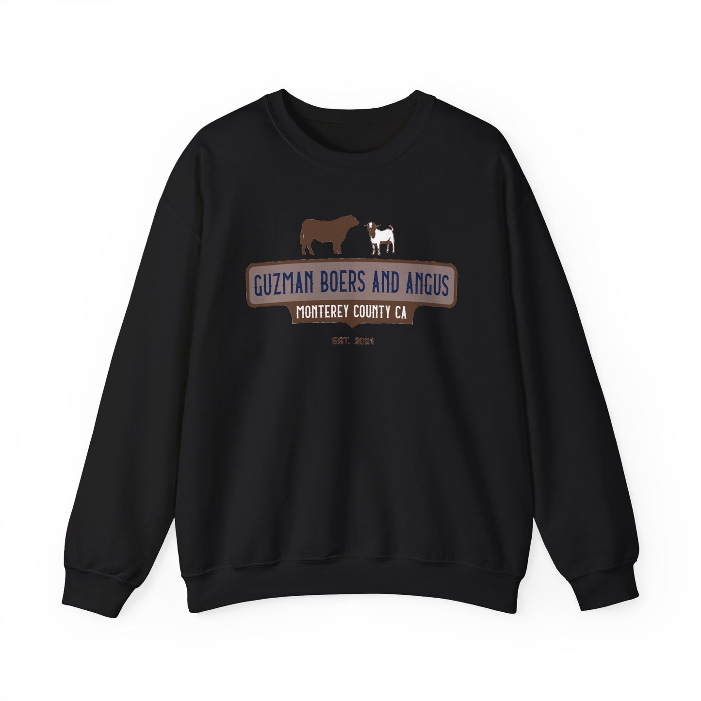 Guzman Boers and Angus Crewneck Sweatshirt