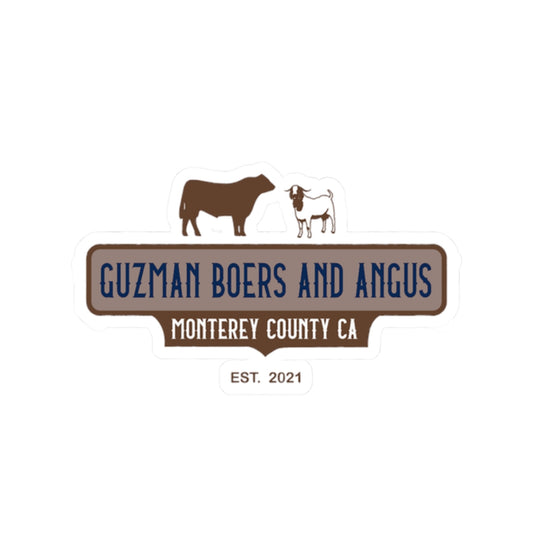 Guzman Boers And Angus Kiss-Cut Stickers