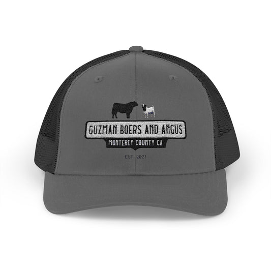 Guzman Boers And Angus Snapback Trucker Cap