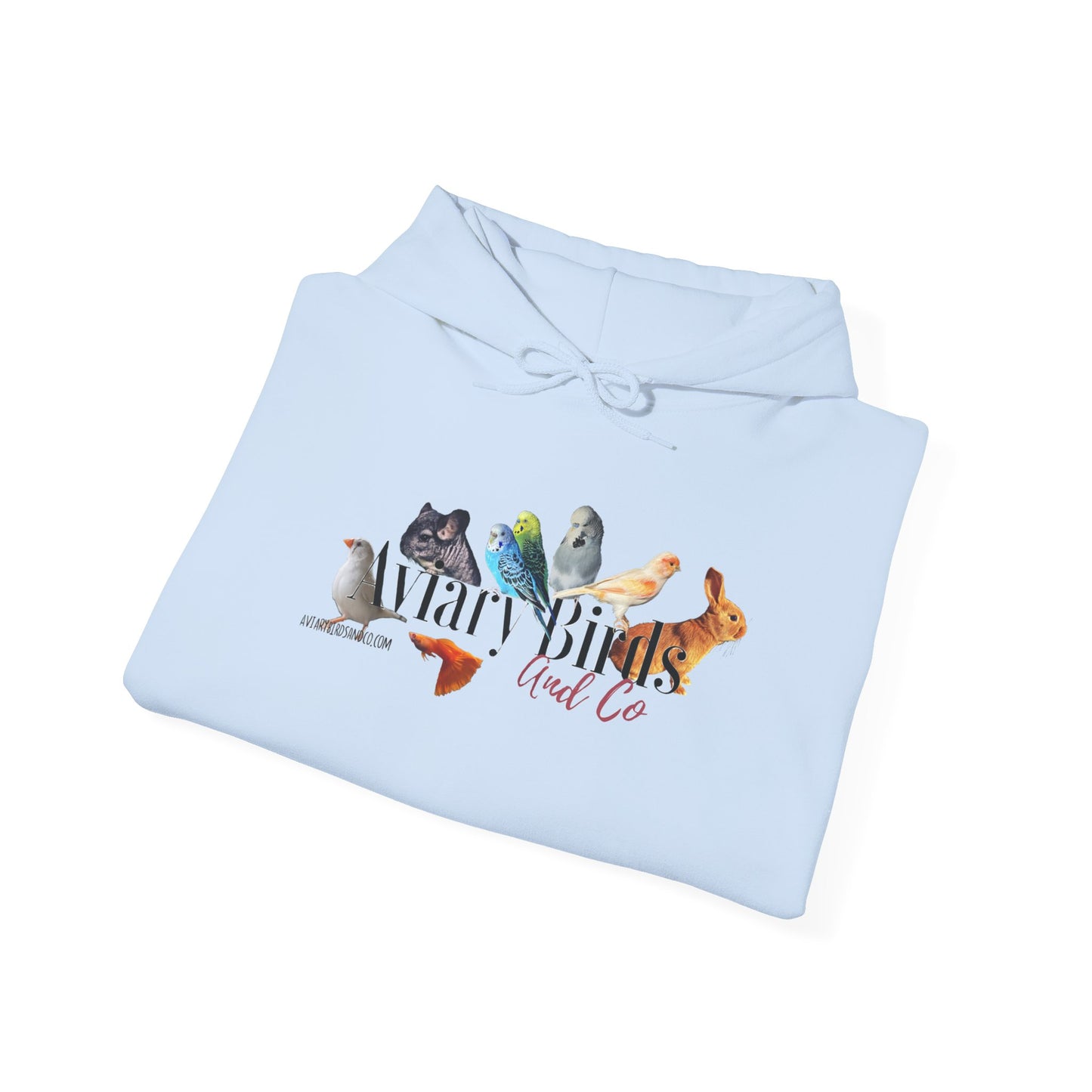 AviaryBirdsAndCo Logo Unisex Heavy Blend™ Hooded Sweatshirt