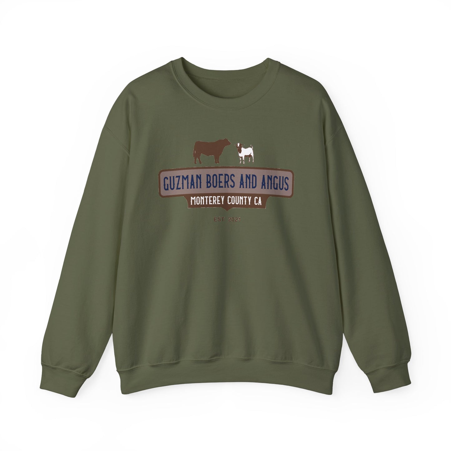 Guzman Boers and Angus Crewneck Sweatshirt