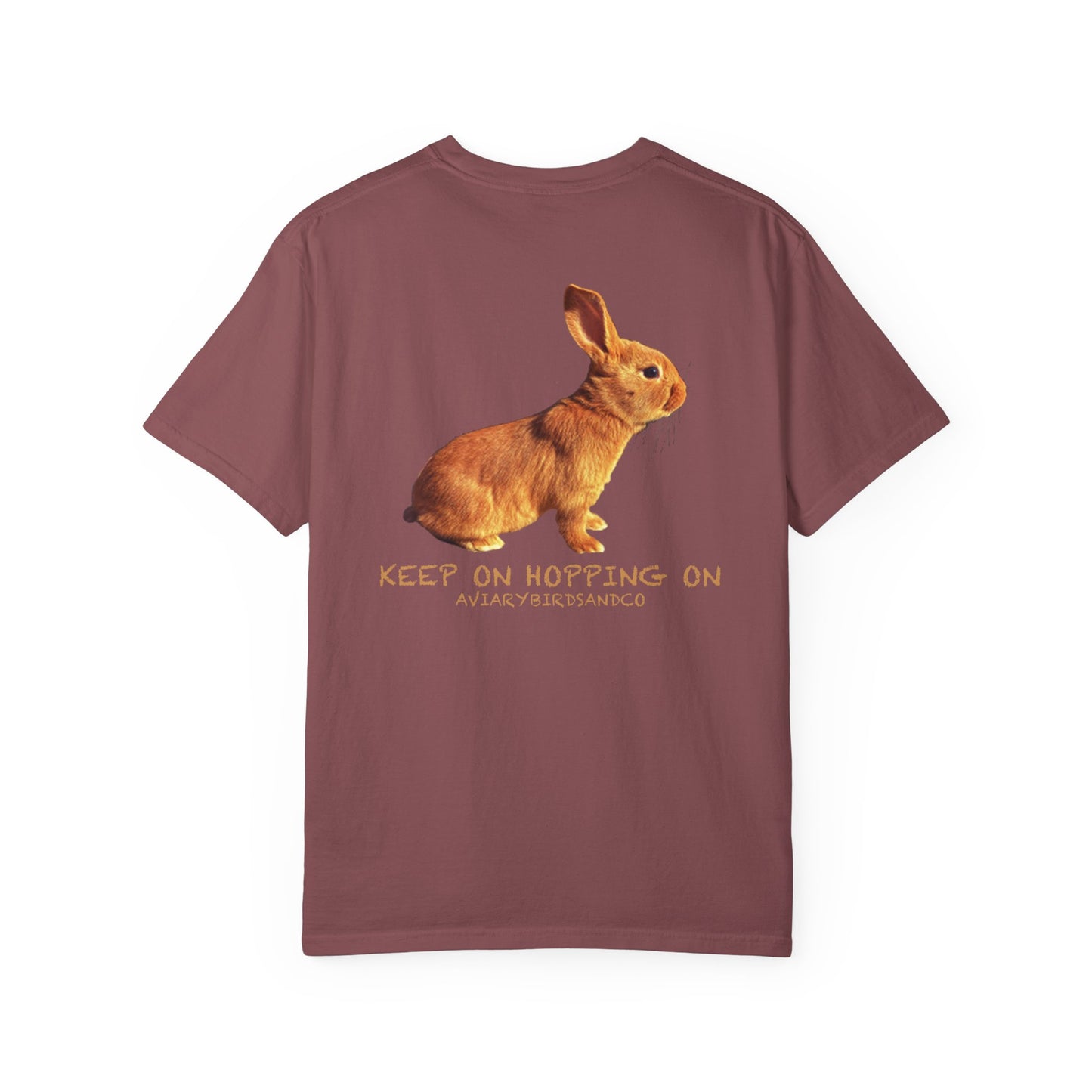 Keep on Hopping On Unisex Garment-Dyed T-shirt