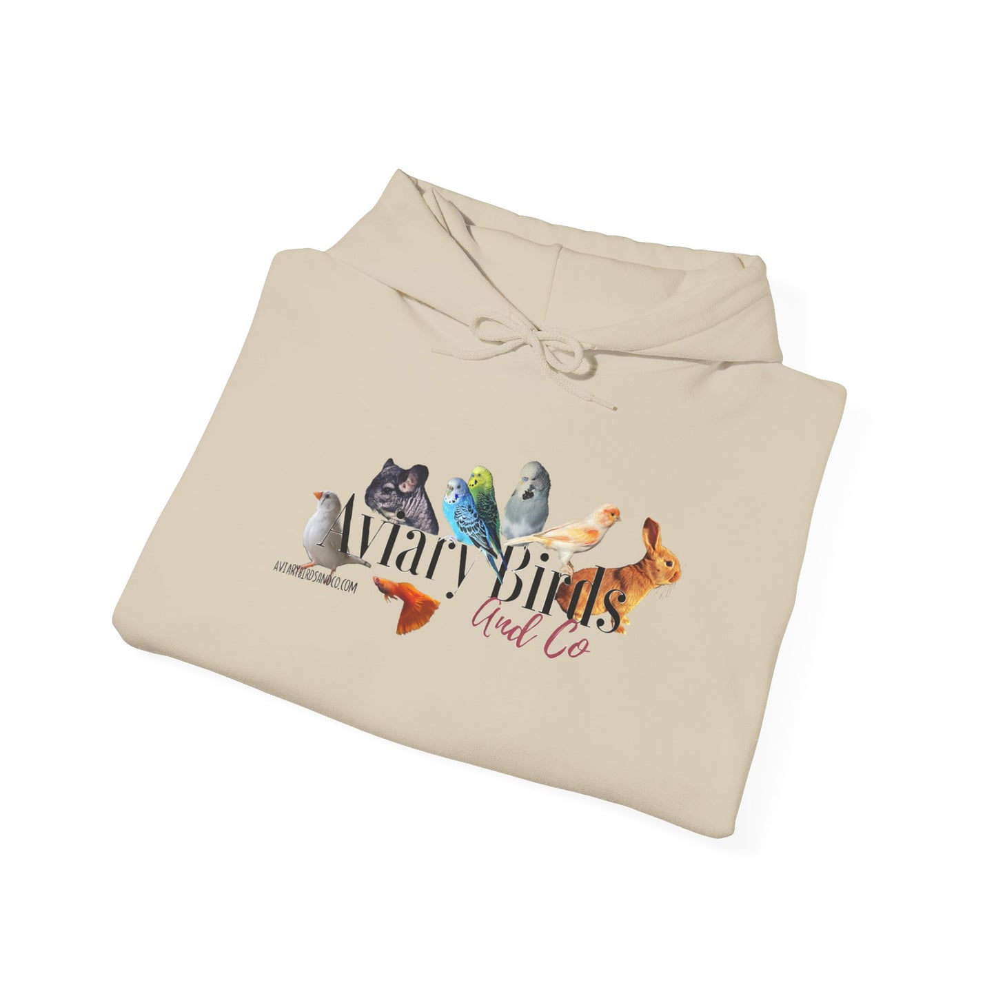 AviaryBirdsAndCo Logo Unisex Heavy Blend™ Hooded Sweatshirt